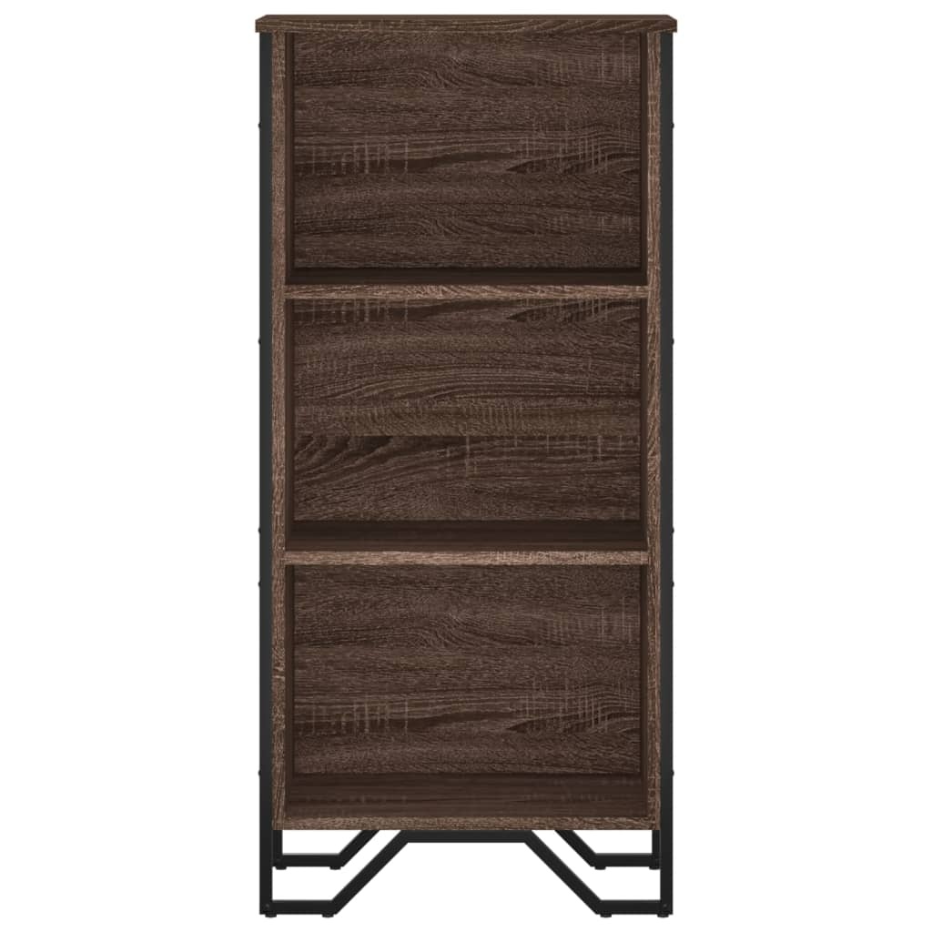 VidaXL Boekenkast 50x31x106 cm bewerkt hout bruin eikenkleurig