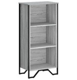 VidaXL Boekenkast 50x31x106 cm bewerkt hout grijs sonoma eikenkleurig