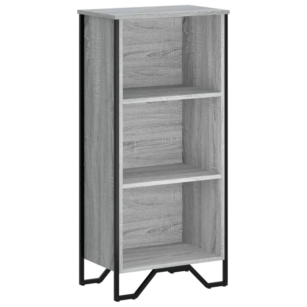 VidaXL Boekenkast 50x31x106 cm bewerkt hout grijs sonoma eikenkleurig