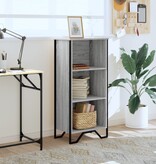 VidaXL Boekenkast 50x31x106 cm bewerkt hout grijs sonoma eikenkleurig