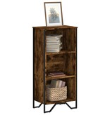 VidaXL Boekenkast 50x31x106 cm bewerkt hout gerookt eikenkleurig