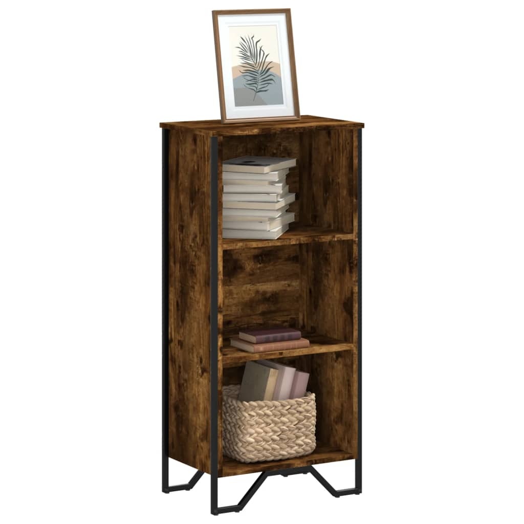VidaXL Boekenkast 50x31x106 cm bewerkt hout gerookt eikenkleurig