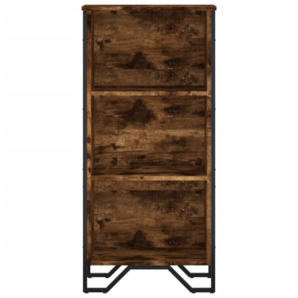 VidaXL Boekenkast 50x31x106 cm bewerkt hout gerookt eikenkleurig