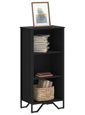 VidaXL Boekenkast 50x31x106 cm bewerkt hout zwart