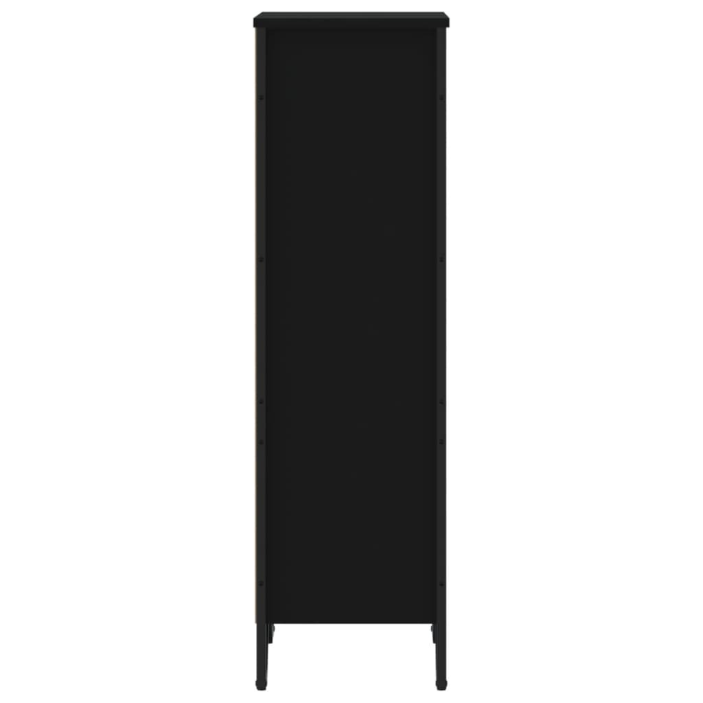 VidaXL Boekenkast 50x31x106 cm bewerkt hout zwart