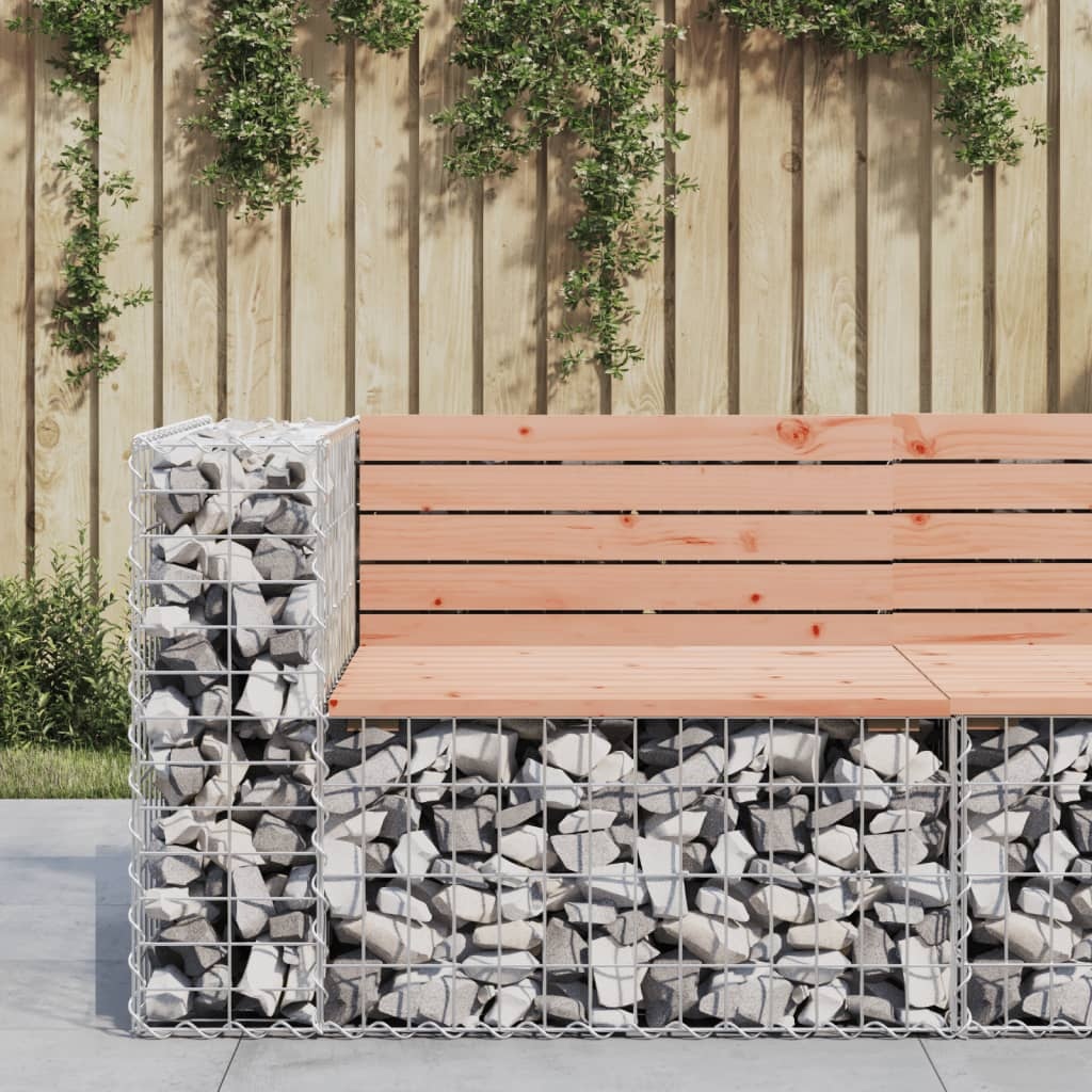 VidaXL Tuinbank schanskorfontwerp 92x71x65,5 cm massief douglashout