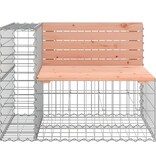 VidaXL Tuinbank schanskorfontwerp 92x71x65,5 cm massief douglashout