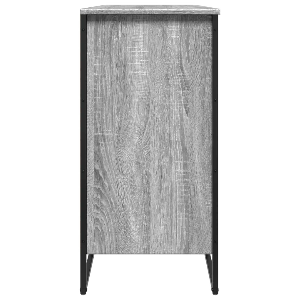 VidaXL Schoenenkast 80x38x78 cm bewerkt hout grijs sonoma eikenkleurig