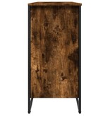 VidaXL Schoenenkast 80x38x78 cm bewerkt hout gerookt eikenkleurig