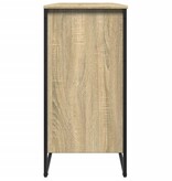 VidaXL Schoenenkast 80x38x78 cm bewerkt hout sonoma eikenkleurig