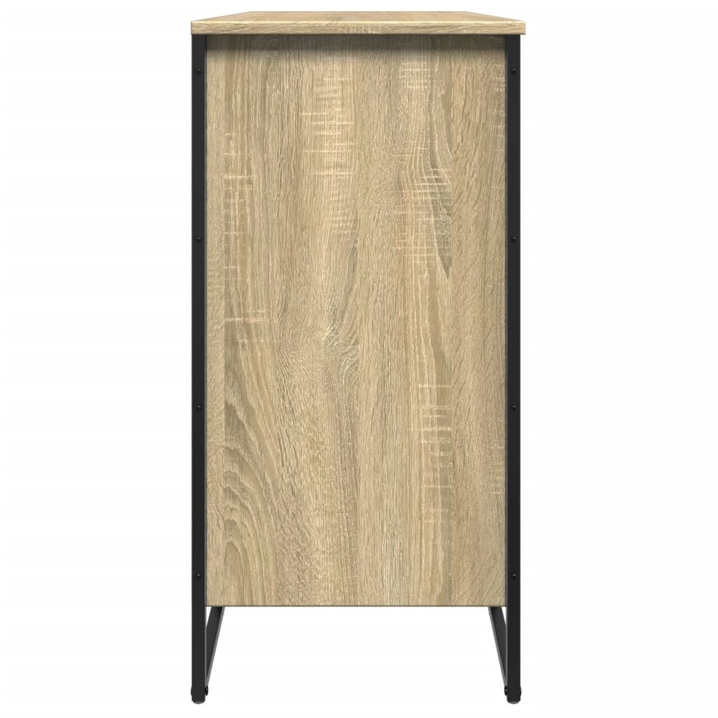 VidaXL Schoenenkast 80x38x78 cm bewerkt hout sonoma eikenkleurig