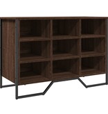 VidaXL Schoenenkast 90x38x61,5 cm bewerkt hout bruin eikenkleurig