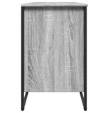VidaXL Schoenenkast 90x38x61,5 cm bewerkt hout grijs sonoma eikenkleur