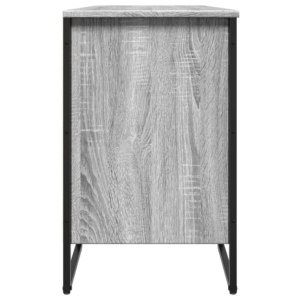 VidaXL Schoenenkast 90x38x61,5 cm bewerkt hout grijs sonoma eikenkleur