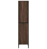 VidaXL Boekenkast 50x31x137,5 cm bewerkt hout bruin eikenkleur