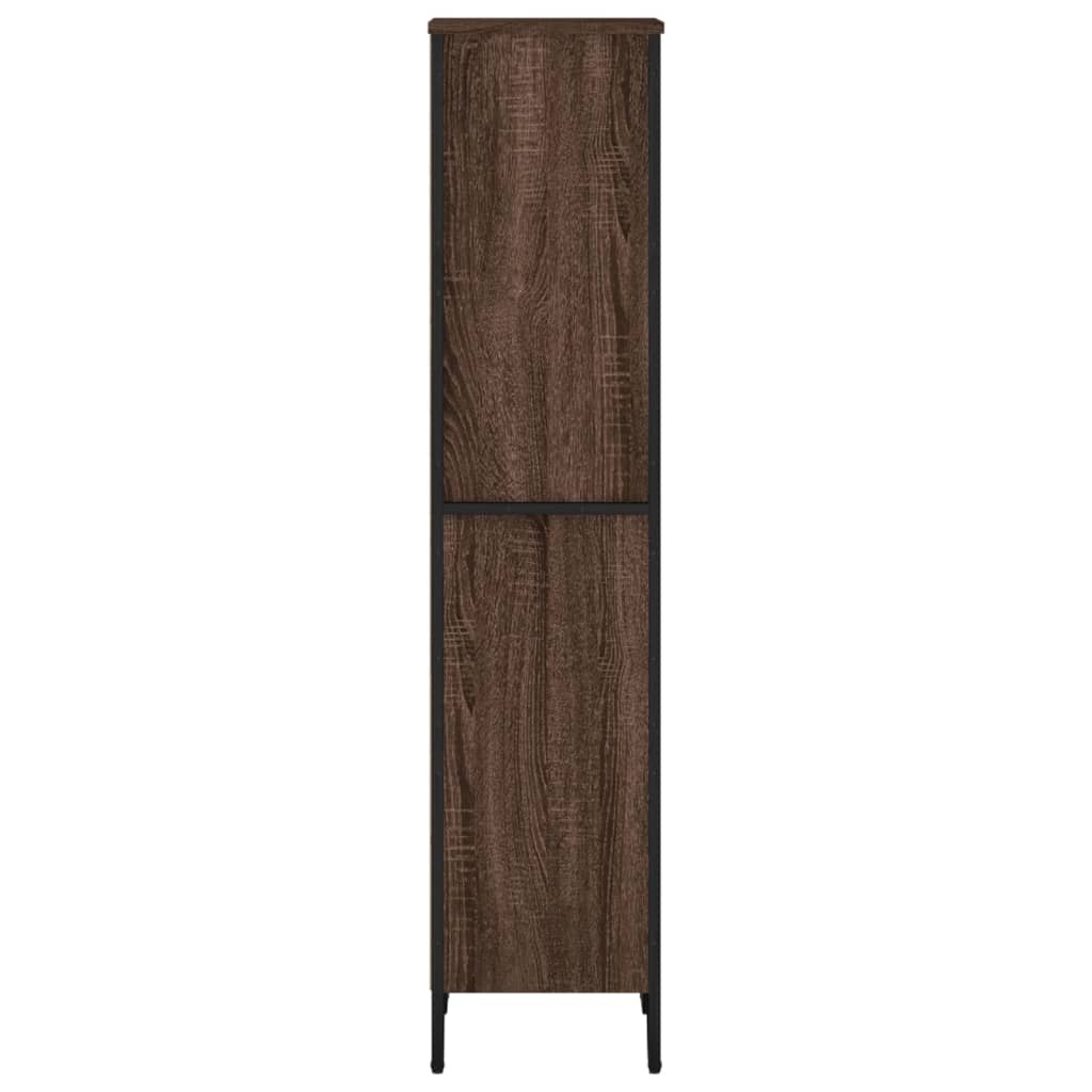 VidaXL Boekenkast 50x31x137,5 cm bewerkt hout bruin eikenkleur