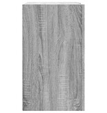 VidaXL Wandkast 75x35x60 cm bewerkt hout grijs sonoma eikenkleurig