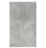 VidaXL Wandkast 75x35x60 cm bewerkt hout betongrijs