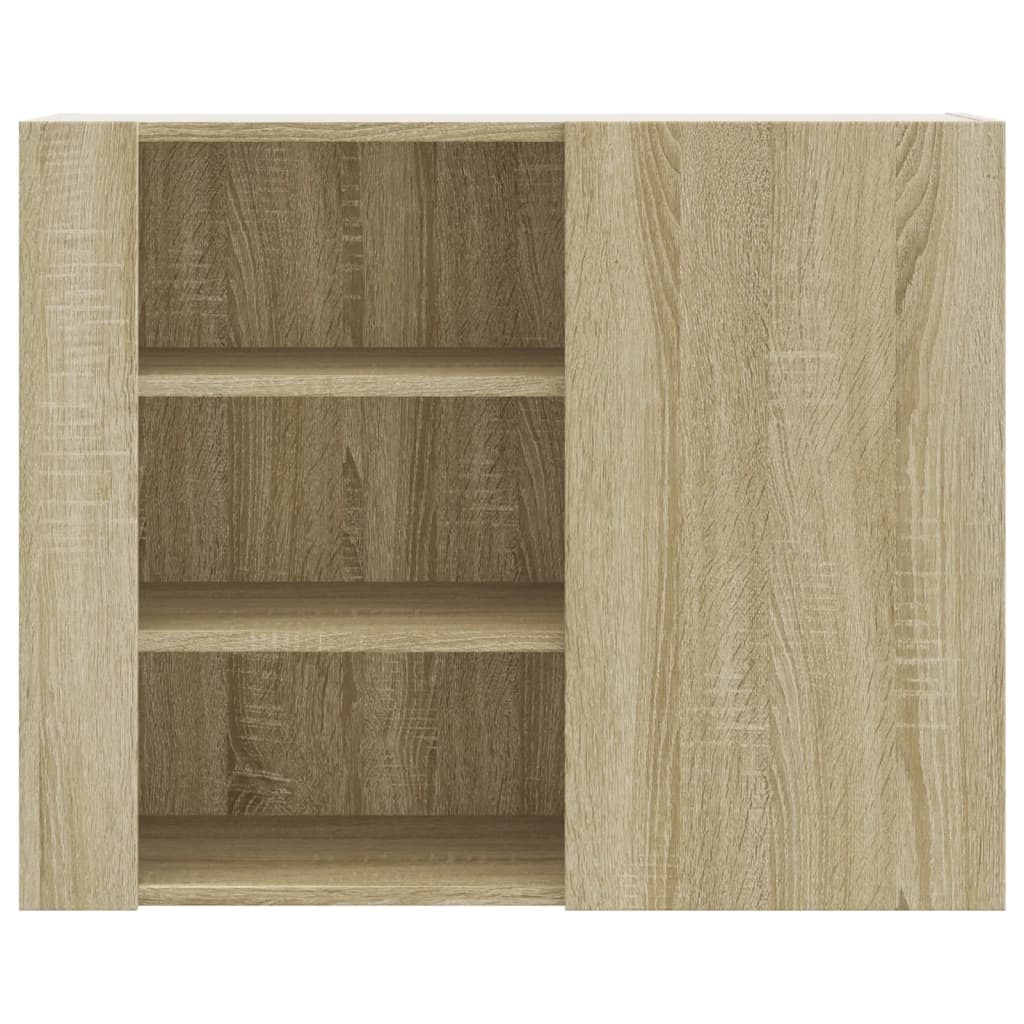 VidaXL Wandkast 75x35x60 cm bewerkt hout sonoma eikenkleurig