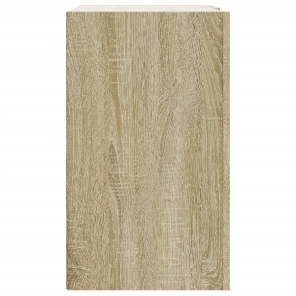 VidaXL Wandkast 75x35x60 cm bewerkt hout sonoma eikenkleurig