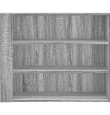 VidaXL Wandkast 75x35x60 cm bewerkt hout grijs sonoma eikenkleurig