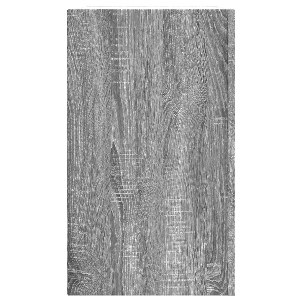 VidaXL Wandkast 75x35x60 cm bewerkt hout grijs sonoma eikenkleurig