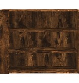 VidaXL Wandkast 75x35x60 cm bewerkt hout gerookt eikenkleurig