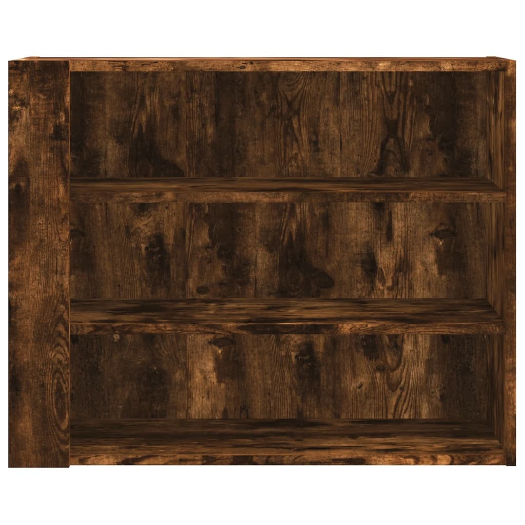 VidaXL Wandkast 75x35x60 cm bewerkt hout gerookt eikenkleurig