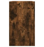 VidaXL Wandkast 75x35x60 cm bewerkt hout gerookt eikenkleurig