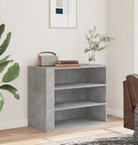 VidaXL Wandkast 75x35x60 cm bewerkt hout betongrijs