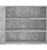 VidaXL Wandkast 75x35x60 cm bewerkt hout betongrijs