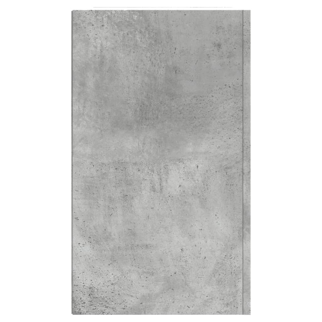 VidaXL Wandkast 75x35x60 cm bewerkt hout betongrijs