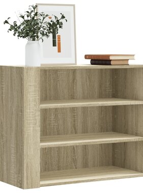 VidaXL Wandkast 75x35x60 cm bewerkt hout sonoma eikenkleurig
