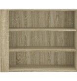 VidaXL Wandkast 75x35x60 cm bewerkt hout sonoma eikenkleurig