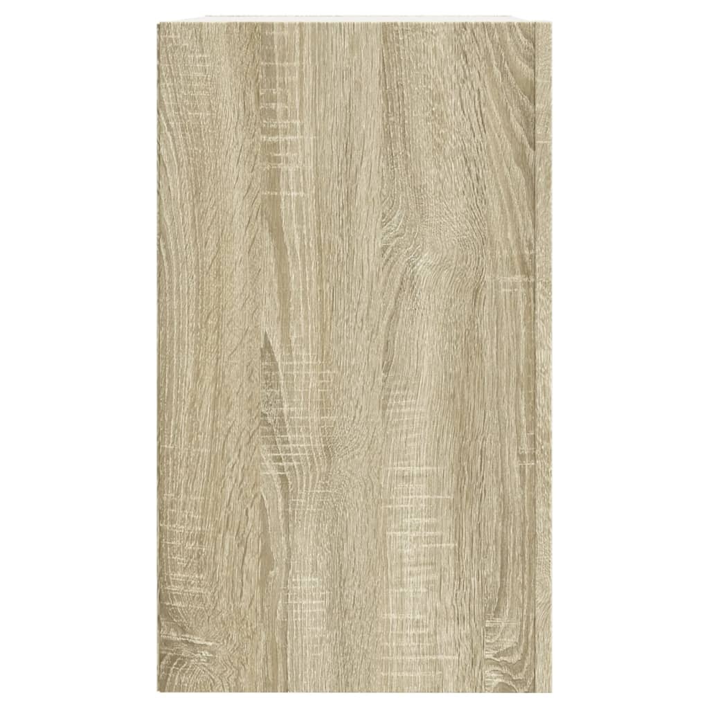 VidaXL Wandkast 75x35x60 cm bewerkt hout sonoma eikenkleurig