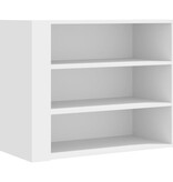 VidaXL Wandkast 75x35x60 cm bewerkt hout wit