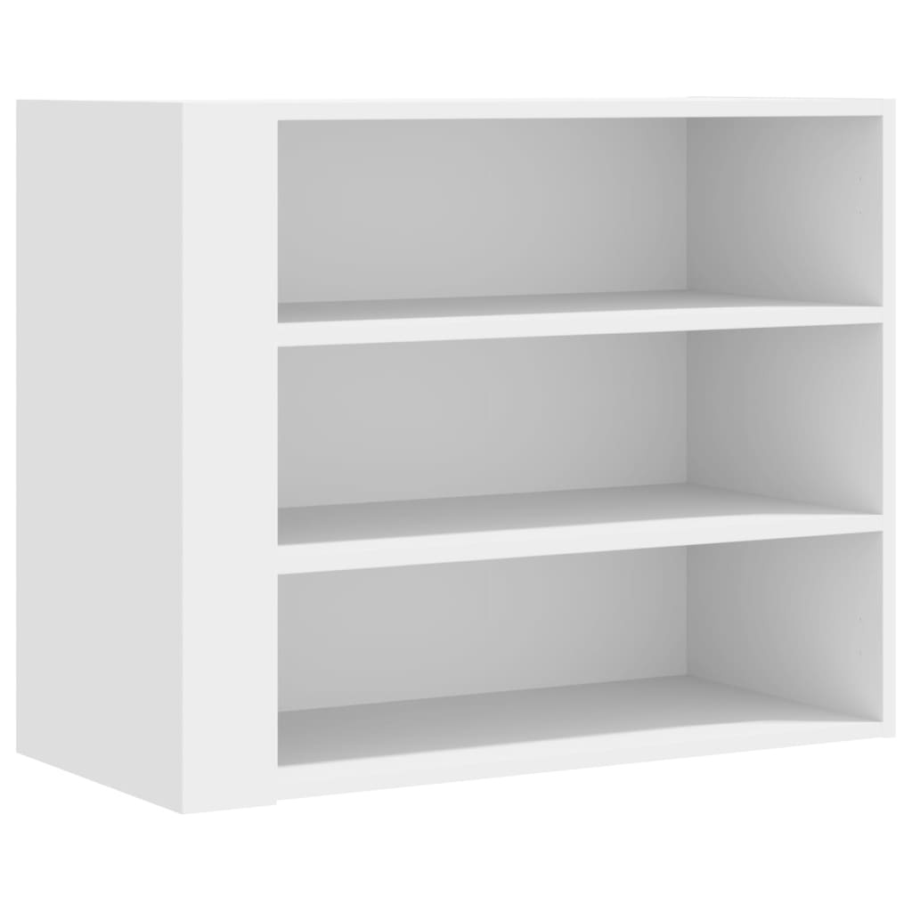 VidaXL Wandkast 75x35x60 cm bewerkt hout wit