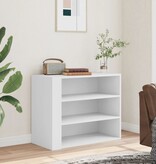 VidaXL Wandkast 75x35x60 cm bewerkt hout wit