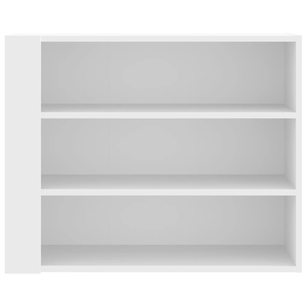 VidaXL Wandkast 75x35x60 cm bewerkt hout wit
