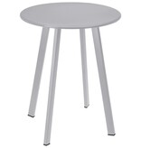 VidaXL Bijzettafel 40x49 cm matgrijs