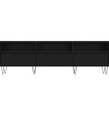 VidaXL Tv-meubel 150x30x44,5 cm bewerkt hout zwart