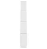 VidaXL Wandschap kubus 90x15x119 cm bewerkt hout wit