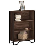 VidaXL Boekenkast 80x31x106 cm bewerkt hout bruin eikenkleurig