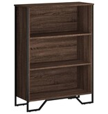 VidaXL Boekenkast 80x31x106 cm bewerkt hout bruin eikenkleurig