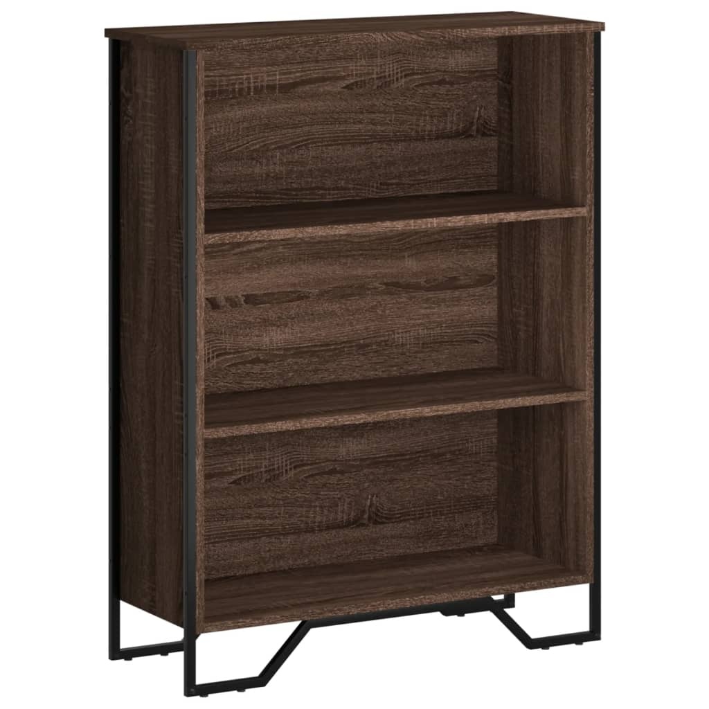 VidaXL Boekenkast 80x31x106 cm bewerkt hout bruin eikenkleurig