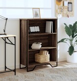 VidaXL Boekenkast 80x31x106 cm bewerkt hout bruin eikenkleurig
