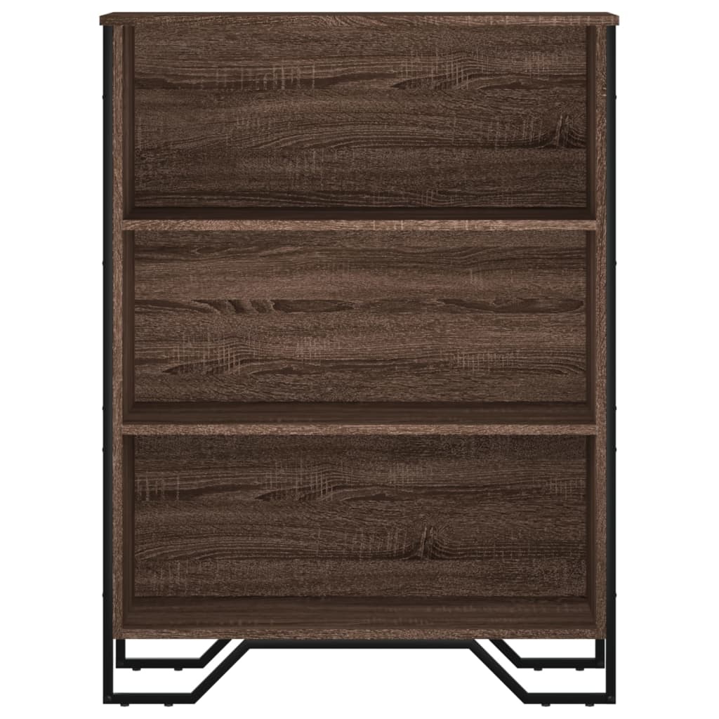 VidaXL Boekenkast 80x31x106 cm bewerkt hout bruin eikenkleurig