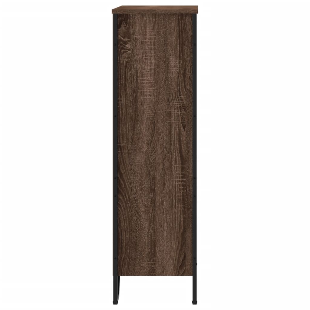 VidaXL Boekenkast 80x31x106 cm bewerkt hout bruin eikenkleurig