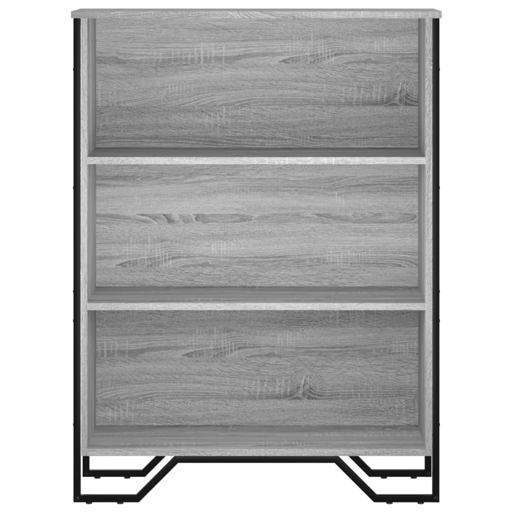 VidaXL Boekenkast 80x31x106 cm bewerkt hout grijs sonoma eikenkleurig