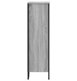 VidaXL Boekenkast 80x31x106 cm bewerkt hout grijs sonoma eikenkleurig